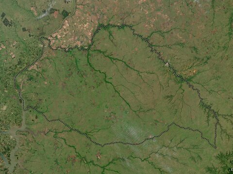 Artigas, Uruguay. Low-res satellite. No legend