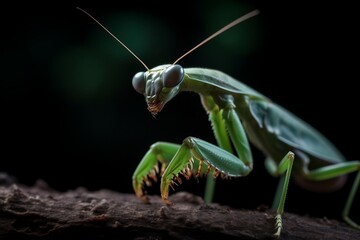 green praying mantis