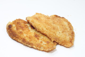 sole fillet au gratin and cooked in the oven-