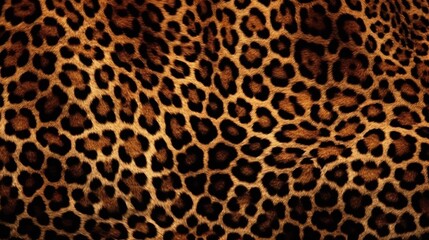 Naklejki  Leopard spots pattern background texture, dots, cheetah, animals, design, Generative AI
