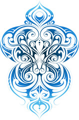 Water liquid tattoo element