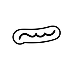 Sausage vector illustration isolated on transparent background
