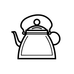 Kettle vector illustration isolated on transparent background