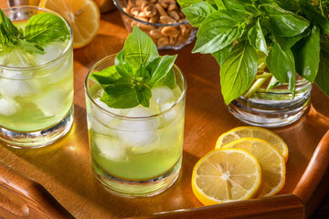 Thai Basil Gimlet Cocktail is a light, incredibly refreshing summer cocktail.