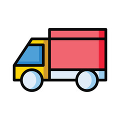 truck icon design vector template