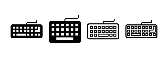 Keyboard icon vector for web and mobile app. keyboard sign and symbol