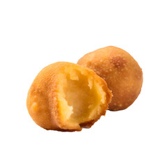 A golden Coxinha with chicken Generative AI