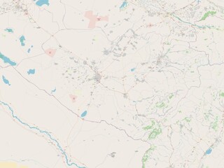Fototapeta premium Kashkadarya, Uzbekistan. OSM. No legend