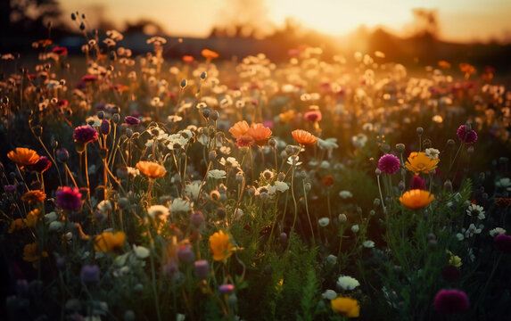 poppy field in the morning © Milan