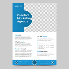 Obraz premium Business Flyer Brochure Template Design, abstract business flyer, vector template design.