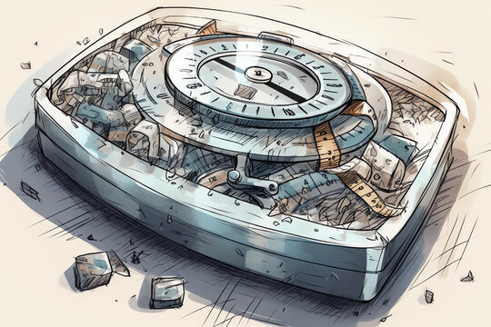 problem of weight discrimination and body shaming in society. generative AI