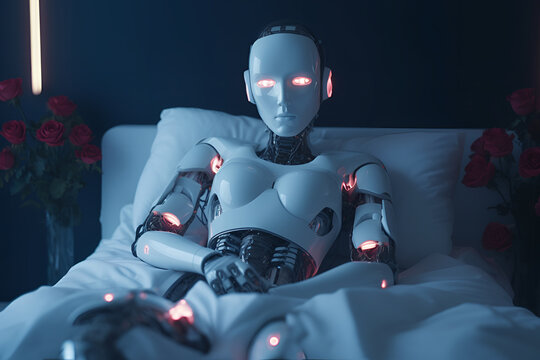 Modern Generative AI Bot in Bed To Create Images for Adult Content Websites
