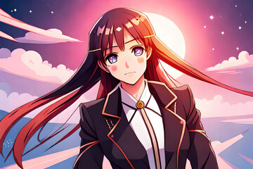 fantasy a young anime girl