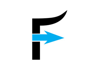  creative finance F logo icon Vector graphics  illustration 