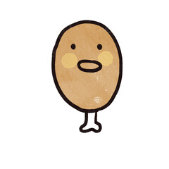 cartoon chicken fried