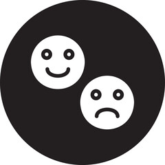 Fototapeta premium feedback glyph icon