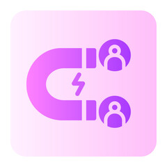 magnet gradient icon