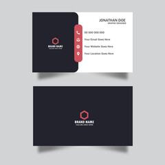 Simple business card template.