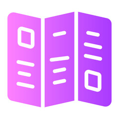 brochure gradient icon