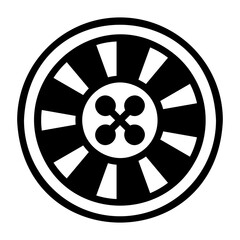 Obraz premium roulette icon