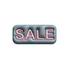 icon sale 3d render of a sign