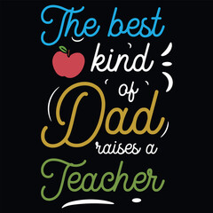 Father's day dad or daddy typography tshirt design vector design