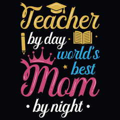 Elementary school teachings typography graphics tshirt design 