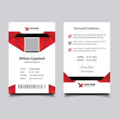 Modern and clean business id card template