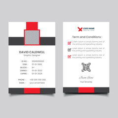 Business id card template