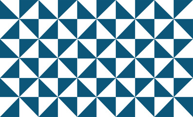 abstract triangle geometric blue background patch work seamless repeat style, replete image design for fabric printing
