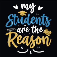 Elementary school teachings typography graphics tshirt design 