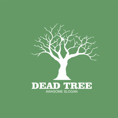 Obraz premium Free vector design logo tree icon character illustration