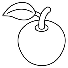 Modern design icon of apple 