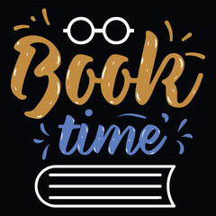 Book reading good book reading typography graphics tshirt design 