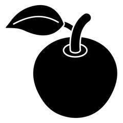 Modern design icon of apple 