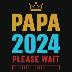 Father's day dad or daddy typography tshirt design vector design