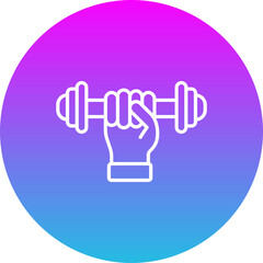 Obraz premium Weightlifting Icon