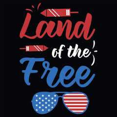 4th july American independent day typography graphics tshirt design 
