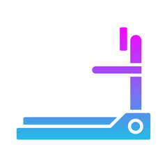 Fototapeta premium Treadmill Icon