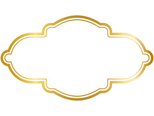 decorative frames banner label collection png transparent background transform Your designs with gold frame