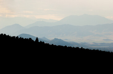 Overlook of Hills at Shasta-Trinity National Forest