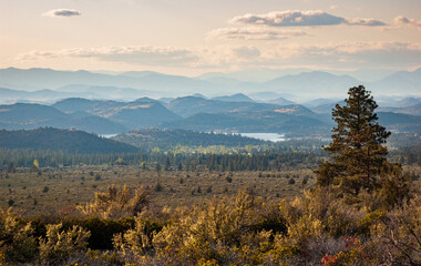 Overlook of Hills at Shasta-Trinity National Forest