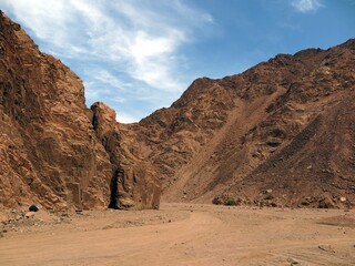 Sinai mountains against sky