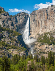Bridalveil Falls at Yosemite National Park