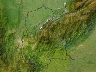 Tachira, Venezuela. Low-res satellite. No legend