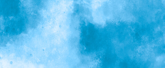 Abstract white and blue watercolor texture Hand drawn vector design . Pastel colorful watercolor banner. Splashes. Template for design.