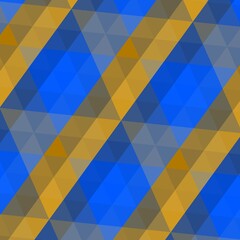 Illustration of an abstract, decorative background design with bright-colored triangle strips