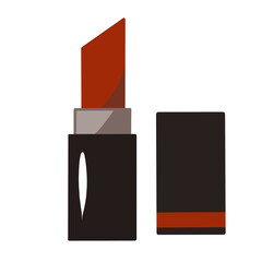 Make-up Lipstick Cosmetics, red color lipstick cover girl.

