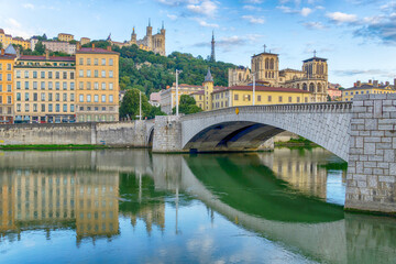View of Lyon, France