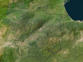 Yaracuy, Venezuela. Low-res satellite. No legend